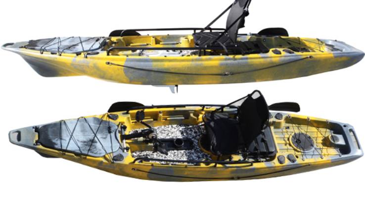 GK34 single metal pedal/motor kayak