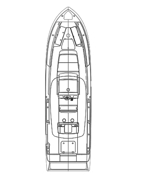 Aigredi sea fishing boat 435CC