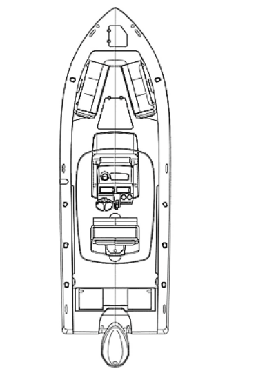 Aigredi sea fishing boat 253CC