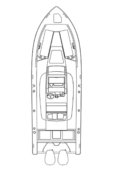 Aigredi sea fishing boat 273CC