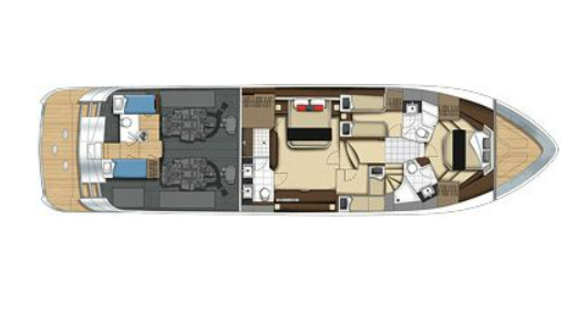 luxury boat 720 Fly