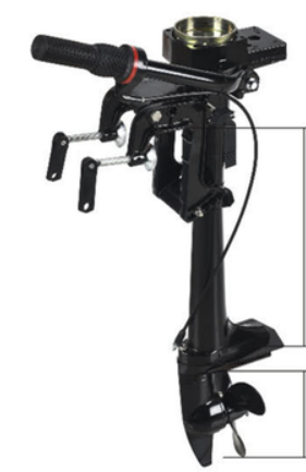 Outboard Motor Without Engine TK144FC/4.0HP