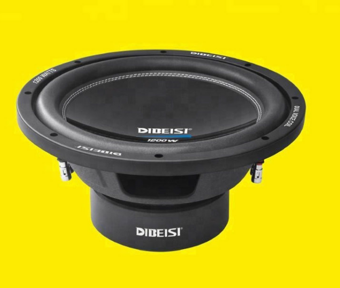 DIBEISI 10/12 INCH BLACK STEEL BASKET CAR SUBWOOFER BS181014/BS181214