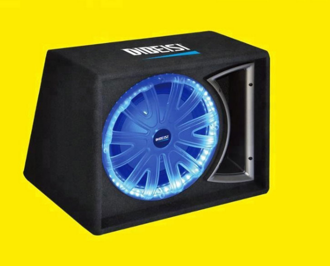 10 INCH 12 INCH FLASH LED SPEAKER INBUILT AMPLIFIER CAR SUBWOOFER CP181014LED/CP181214LED/CP181014ALED/CP181214ALED