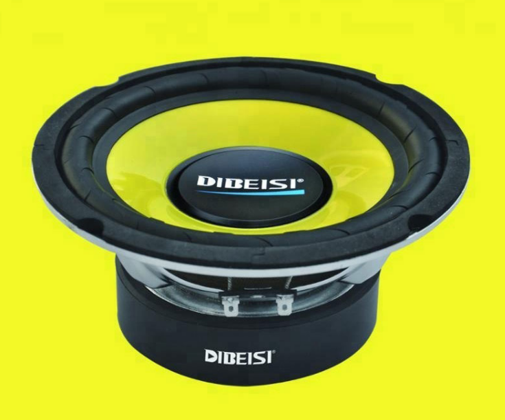 DIBEISI 6.5/8/10 INCH CHROME STEEL BASKET CAR SUBWOOFER BS186508/BS188008/BS181008