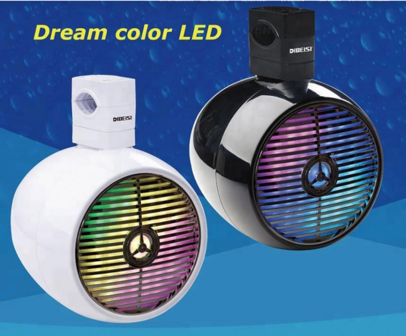 6.5 INCH 8 INCH WATERPROOF LED SPEAKER FOR MARINE DBS6582LED/DBS8082LED