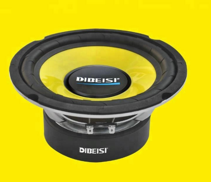 DIBEISI 6.5/8/10 INCH CHROME STEEL BASKET CAR SUBWOOFER BS186508/BS188008/BS181008