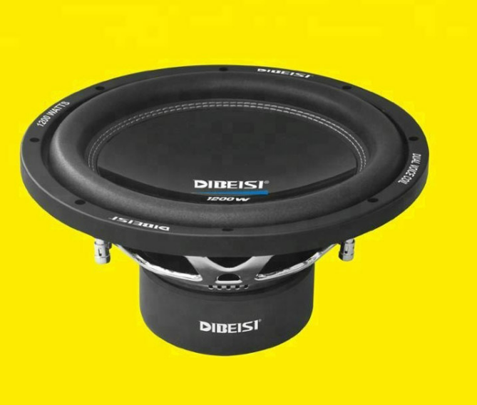 DIBEISI 10/12/15 INCH CHROME STEEL BASKET CAR SUBWOOFER BS181020/BS181220/BS181520