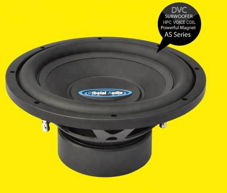 DIBEISI 10 /12/15INCH FROSTED STEEL BASKET CAR SUBWOOFER BS181006/BS181206/BS181506