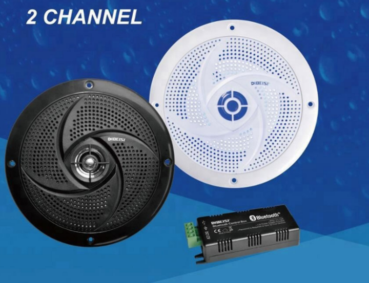 6.5 INCH 8 INCH WATERPROOF LED SPEAKER BLUETOOTH FOR MARINE BT401LED/BT501LED/BT601LED