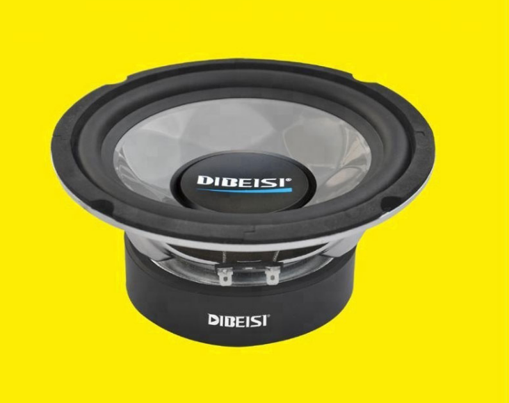 DIBEISI 6.5/8/10 INCH CHROME STEEL BASKETCAR SUBWOOFER BS186507/BS188007/BS181007