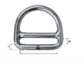 D RING WITH BAR XM060021