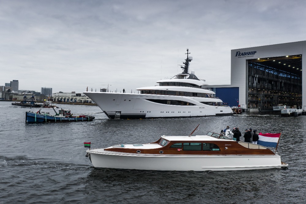 Feadship's Juice successfully launched