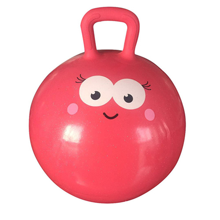 Safe and durable children's rebound jump ball cute elastic ball toy ball
