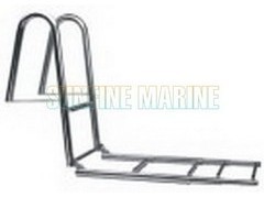 FOLDING TELESCOPIC LADDER WITH HANDRAIL;6steps 360x1955mm