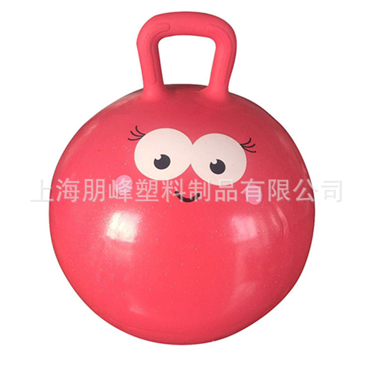 High quality children's inflatable rocking ball handle ball cartoon pattern patting ball