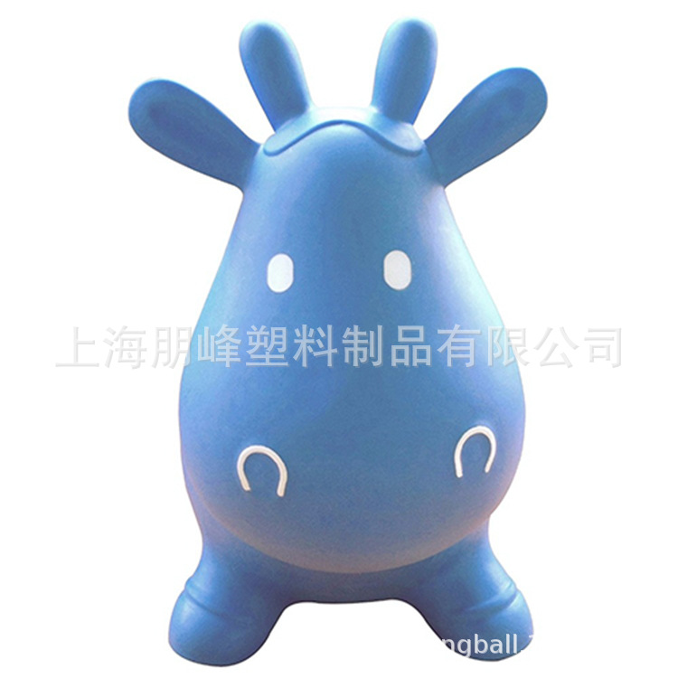 Children's animal space jump inflatable cow mount bouncing toy Christmas gift environmental protection and safety