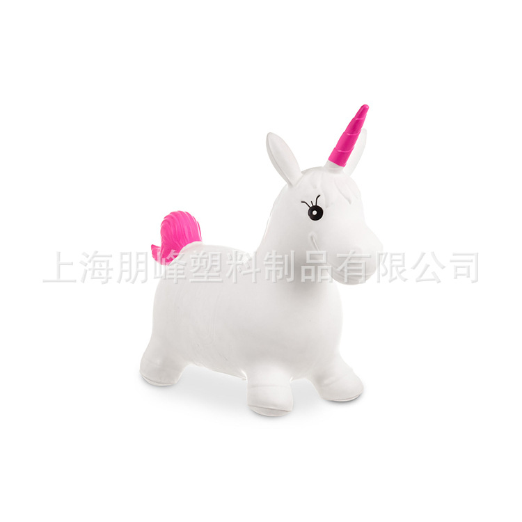 Outdoor PVC inflatable animal toy jump ball children's outdoor riding toy jump horse animal