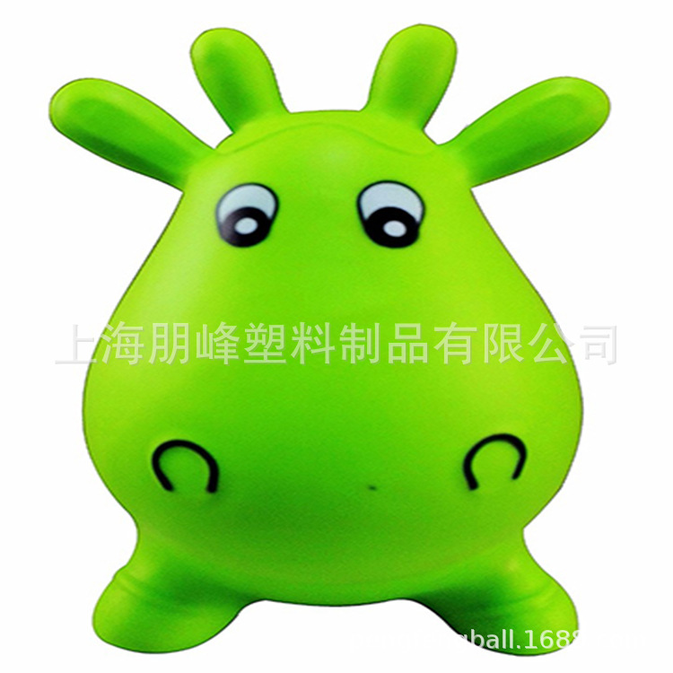 Children's animal space jump inflatable cow mount bouncing toy Christmas gift environmental protection and safety