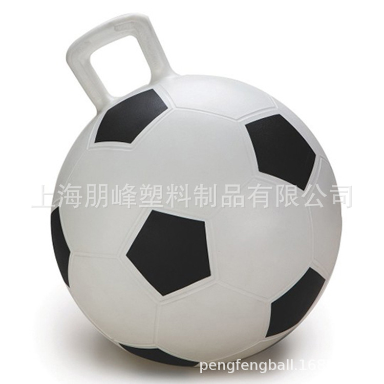 PVC stable handle space ball jumping ball football basketball toy 28cm45cm jumping ball