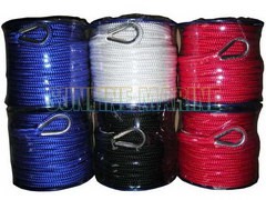 black anchor rope,three strands,double twisted,reel packing