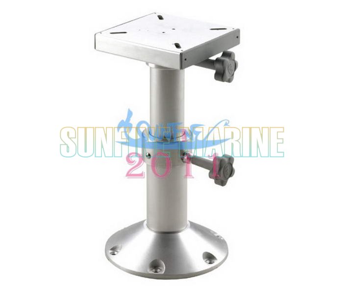 Three steps Manual Adjustable table PEDESTAL WITH SLIDE plate Adjusts from 290 TO 690MM