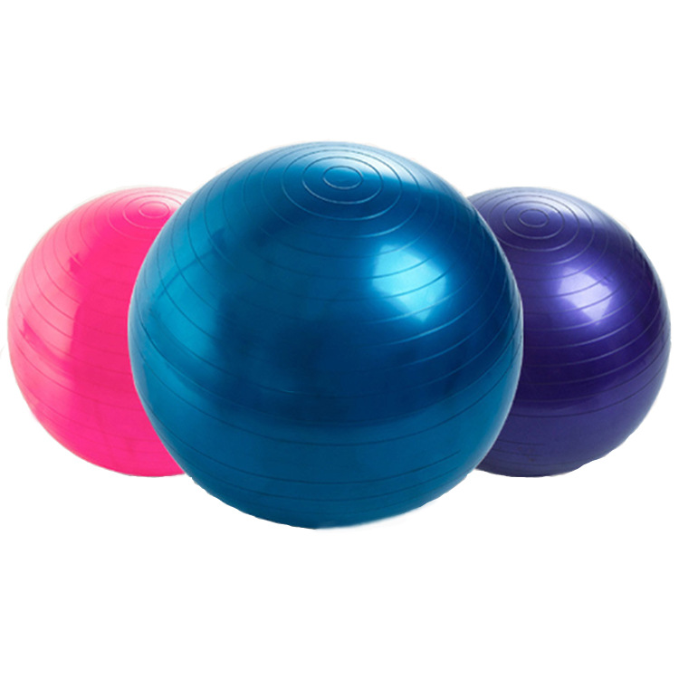 Yoga ball balance ball health exercise slimming ball blue PVC material environmental protection