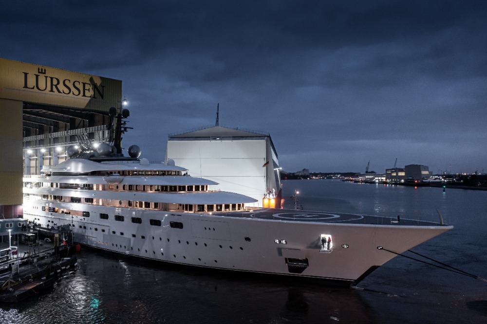 Lürssen's Project Blue has been launched