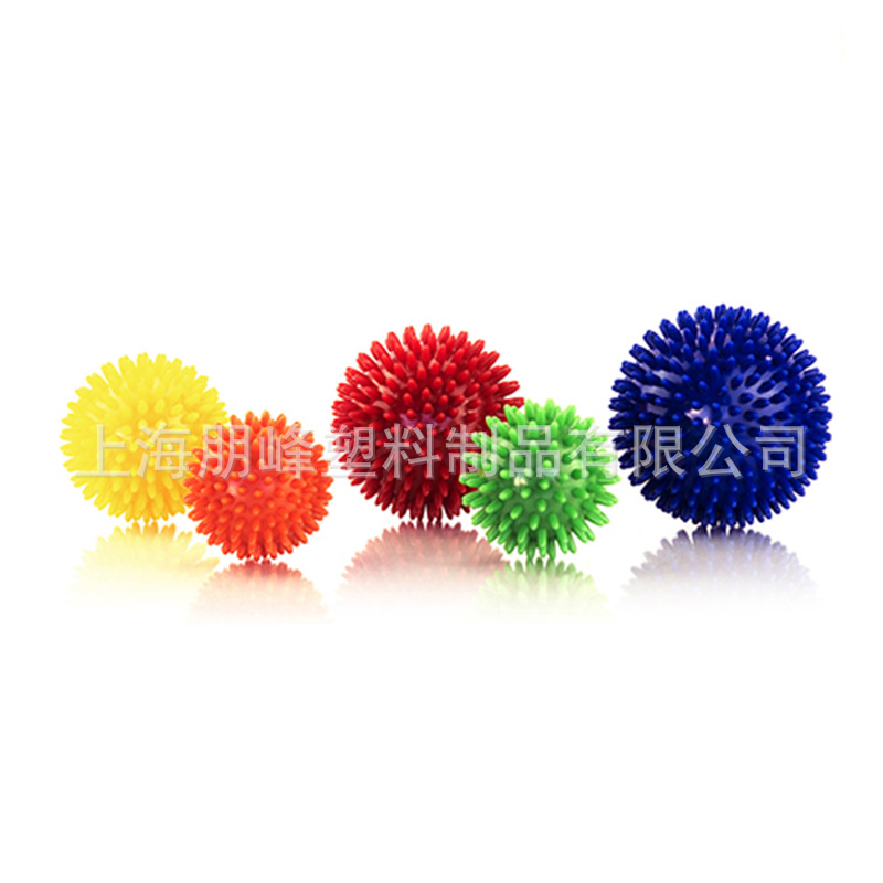 Durable PVC sharp thorn massage ball fitness hand and foot pain relief ball yoga equipment with thorn release ball