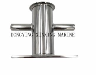 Stainless Steel Cross Boat Bollard Single