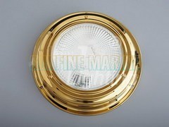5-1/2 Dome Light*enon, TiN Plated, Golden color , 2X G4,*enon, 12V 10W