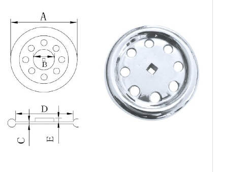 Hight Polish Boat Wheel