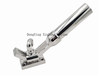 SS Marine Deck-mounted Adjustable Rod Holder