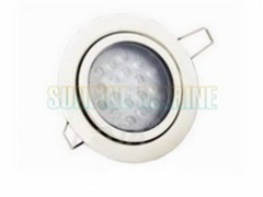 2 LED Down Light Low Profile, TiN Plated, 18 White LEDs