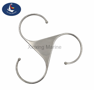 Stainless Steel Marine Grade Deck-mounted Triple Cup Holder