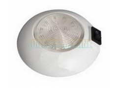 4 LED Surface Mount Light, White Plastic 18 White LEDs