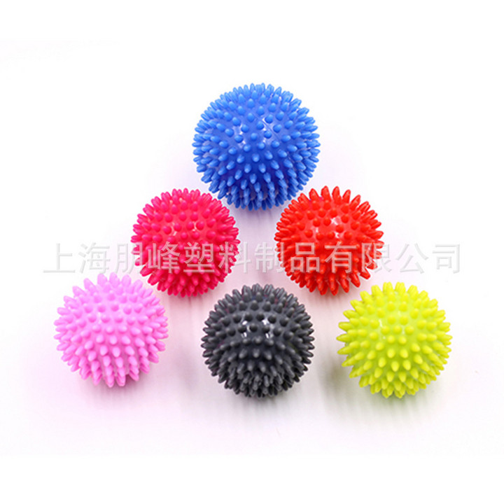 Body contact massage ball sharp thorn PVC hedgehog massage ball multi color optional environmental protection relaxation ball