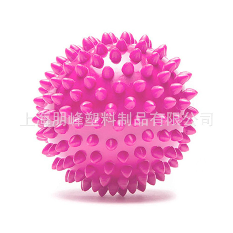 Body contact massage ball sharp thorn PVC hedgehog massage ball multi color optional environmental protection relaxation ball