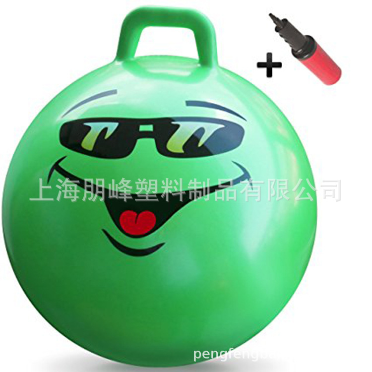 Outdoor colorful children's toy jumping ball sports inflatable children's jumping ball children's toy mount