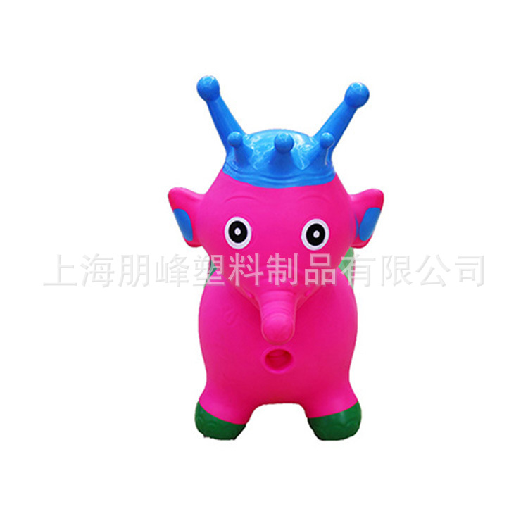 Outdoor indoor children riding toys jumping animals inflatable horse wear-resistant jumping horse cute thickened
