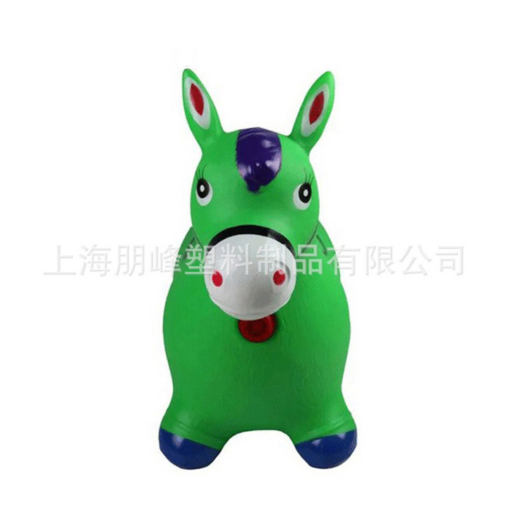 Durable Inflatable Animal horse bullet jump ball jump horse children's toy environmental protection PVC material safety