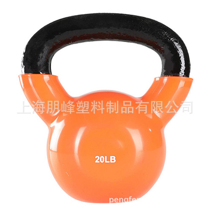 Weight fitness gym kettle bell PVC family fitness kettle bell 2kg to 12kg