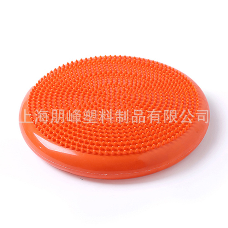 Safe and durable 33cmpvc balance plate yoga ball massage pad stability plate inflatable massage pad