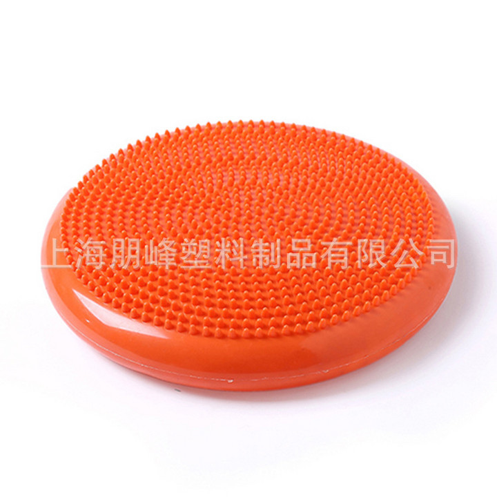 Safe and durable 33cmpvc balance plate yoga ball massage pad stability plate inflatable massage pad