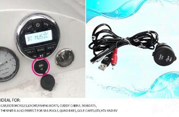 Waterproof USB adapter cable