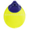 UV resistant dock safety floating ball inflatable PVC Yellow Lake buoy round boat fender