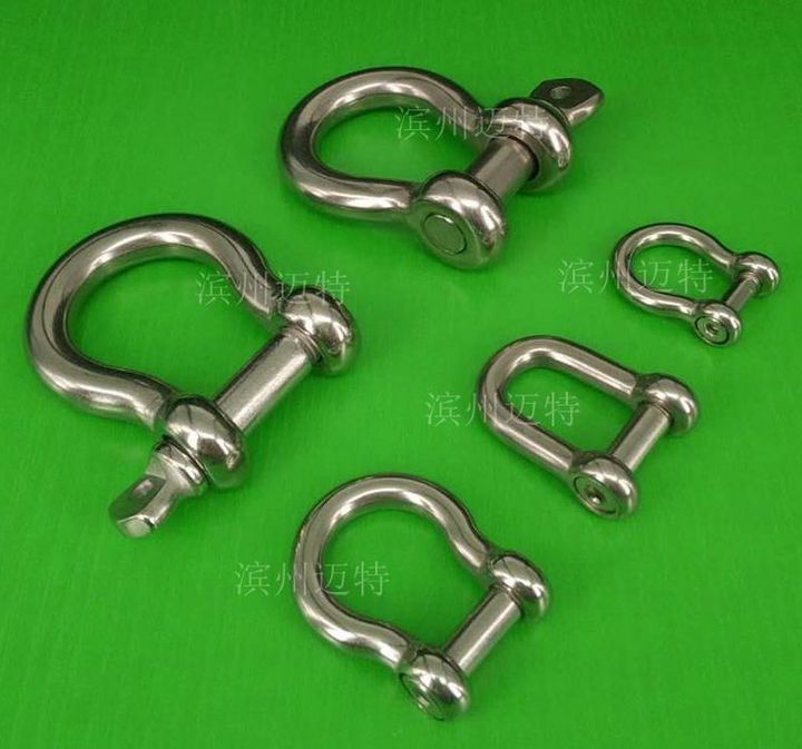 Type D shackle -- hexagon pin