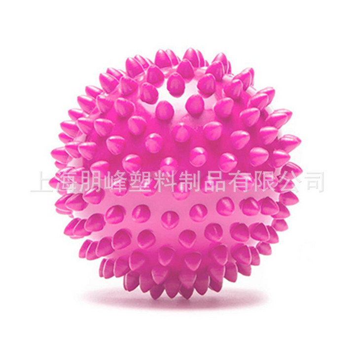 Purple PVC raw material spike sports ball massage ball contact hand and foot sports pain relief ball
