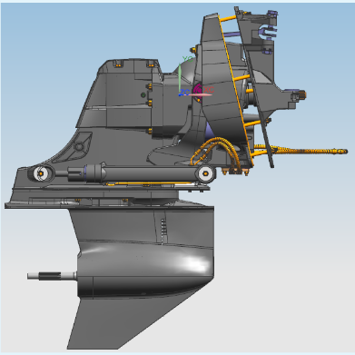 CWEX1X165 stern engine propulsion system