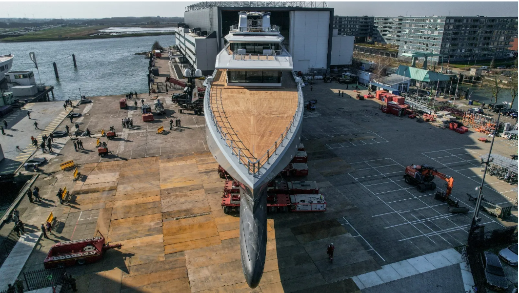 Oceanco launches 109m superyacht Y720